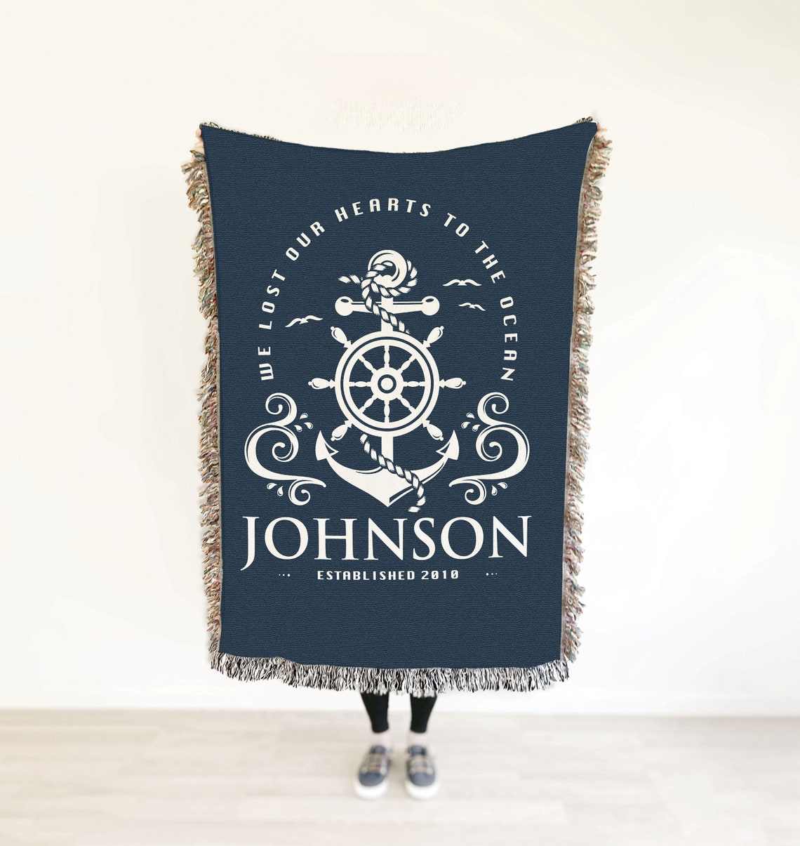 Personalized Boat Blanket Boat Gift Nautical Decor Boat Etsy Singapore