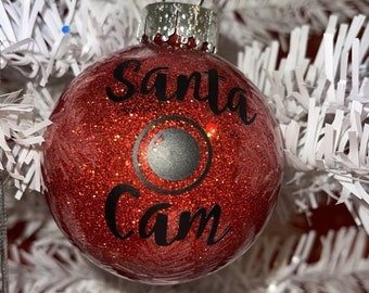 Santa cam ornament