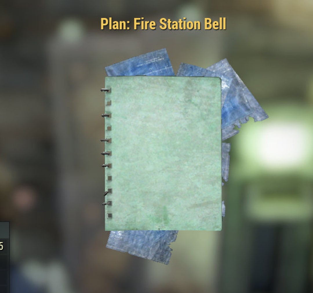 PC Fire Station Bell Plan PC Fallout 76 - Etsy