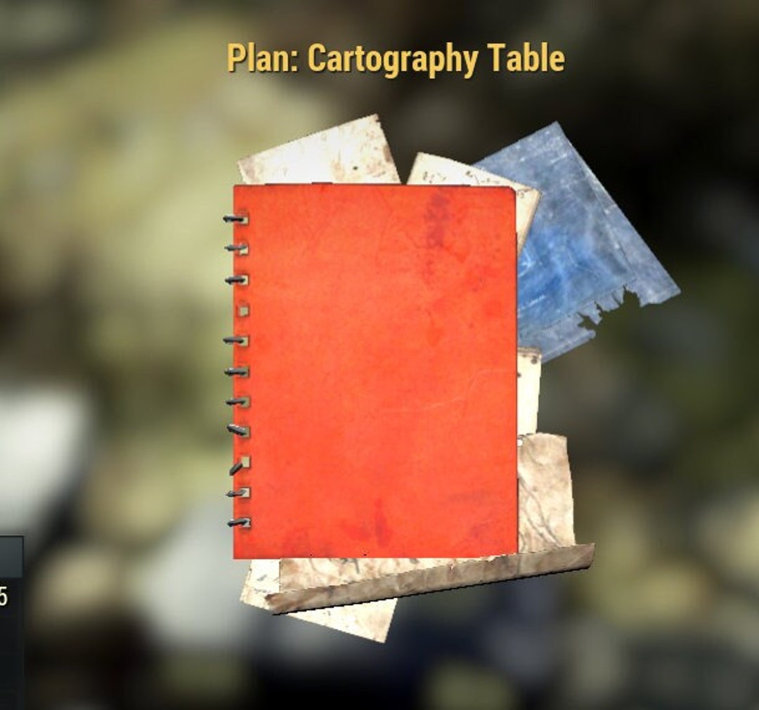 PC Cartography Table Plan PC Fallout 76 - Etsy
