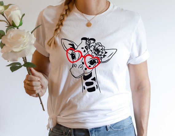 Cute Giraffe T Shirt Fun Valentine Gift For Giraffe Lovers Cute Giraffe T Shirt Fun Valentine Gift For Giraffe Lovers