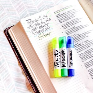 Bible Gel Highlighter Bible Safe Highlighter Bible Friendly Highlighter