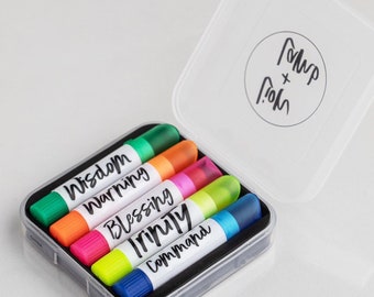 Bible Gel Highlighter Set: Bible Study Tool, Christian Gift