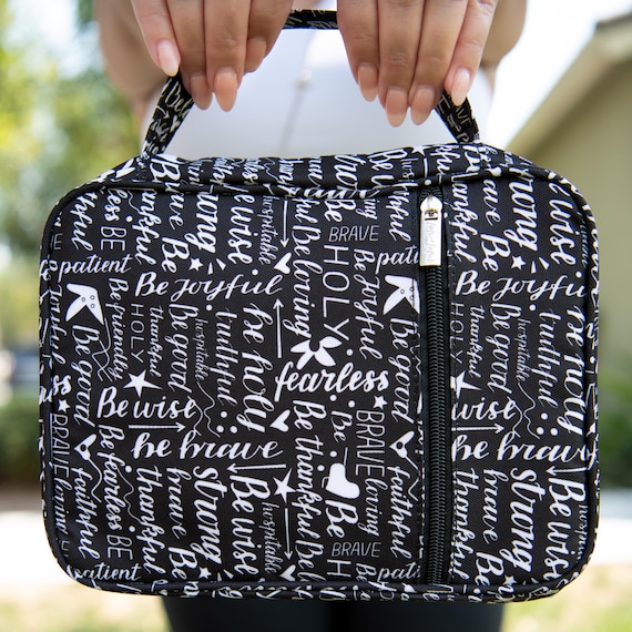 Womens Bible Bag: Christian Book Tote, Bible Study Storage
