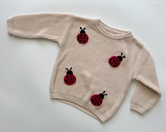 【I Need You Baby】Random Embroidery Sweat Embroidered Cow in Boots Sweatshirt, Embroidered Cow Heart
