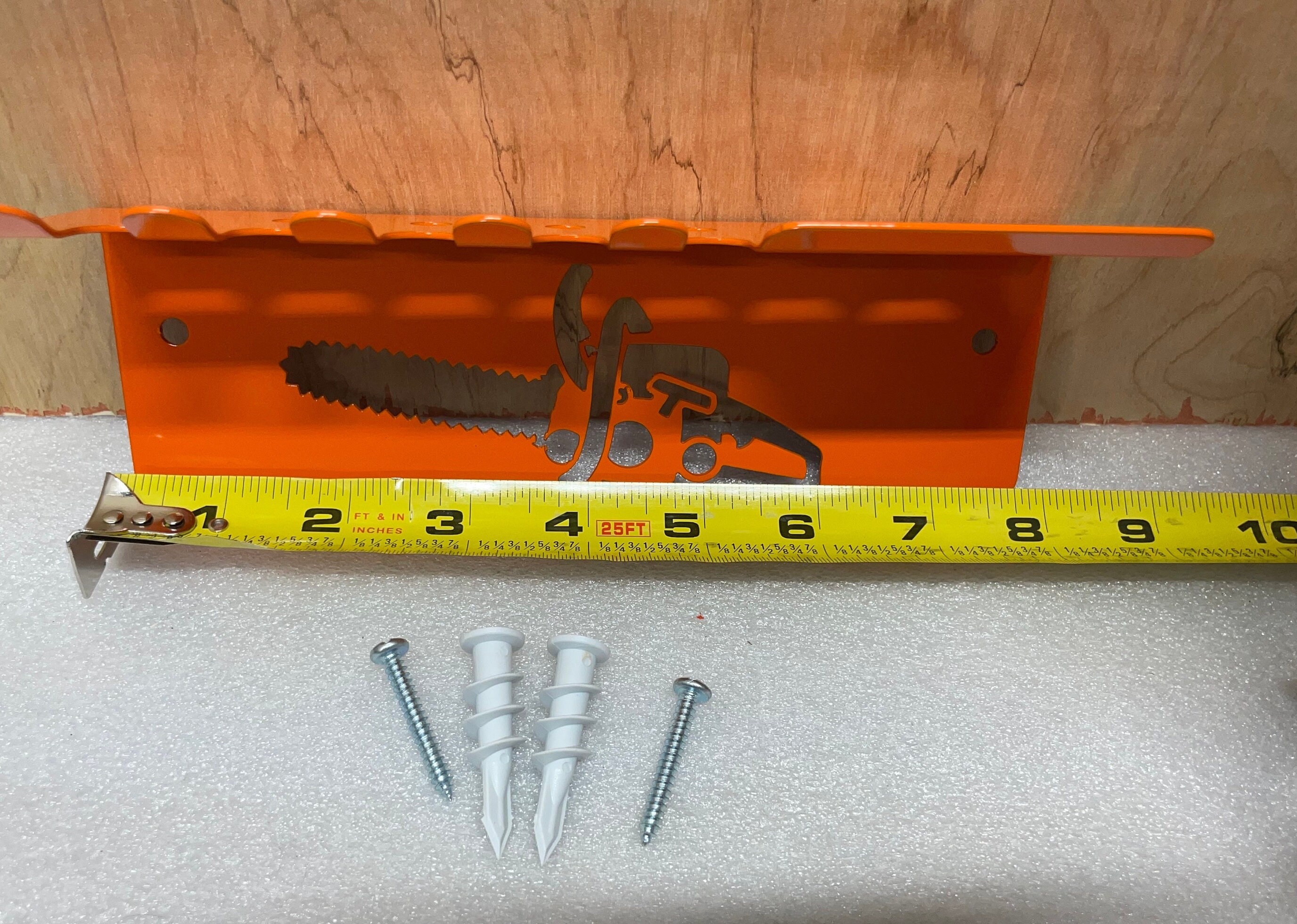 Chainsaw Chain & Tool Rack Hanger Shelf Garage Wall Key Hook USA Stihl ...