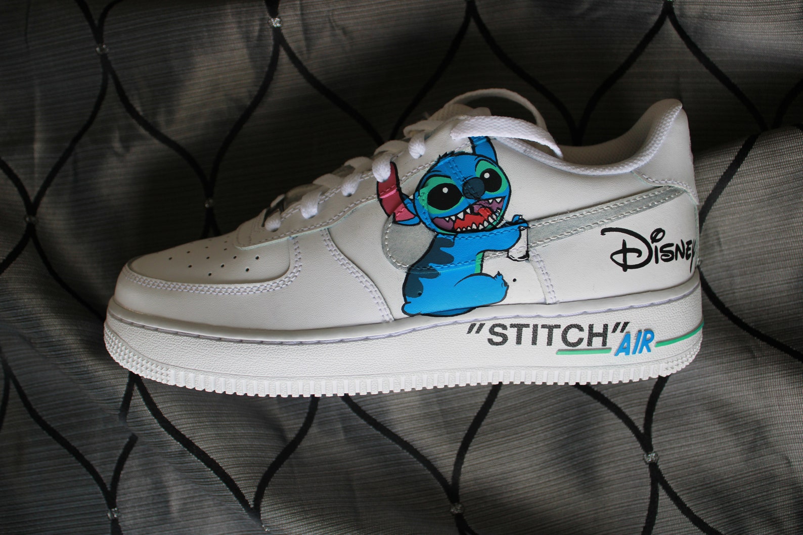 air force stitch purple