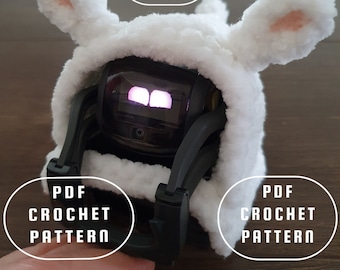 Digital pdf pattern bundle for Vector robot costume crochet - Lamb, Bunny, fluffy cat