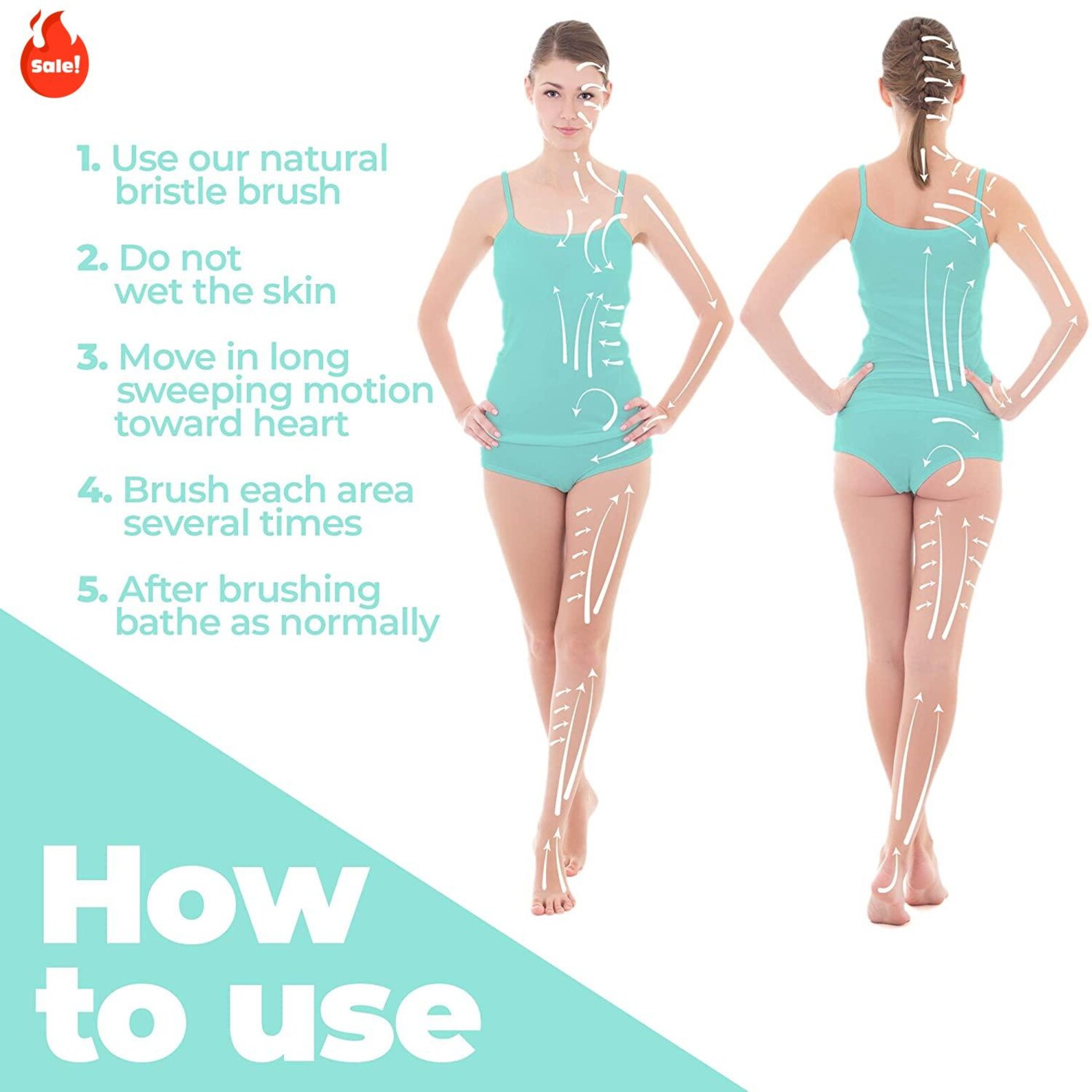 Dry Body Brush Reduce Cellulite Dry Brush for Cellulite and Etsy