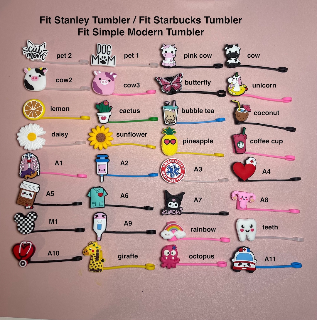 Straw Toppers fits Stanley Straw Fast Shipping Sanrio Hello Kitty Anime  Harry Potter Pokemon Straw Cap 