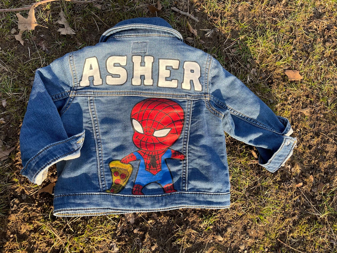 personalized spiderman jacket