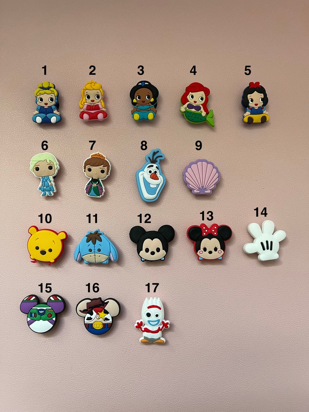 Pvc Charms Accessories, Crocs Badges Disney, Pvc Shoe Decoration