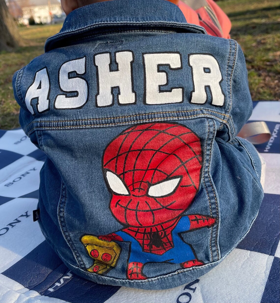 personalized spiderman jacket