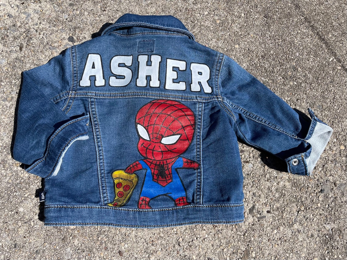personalized spiderman jacket