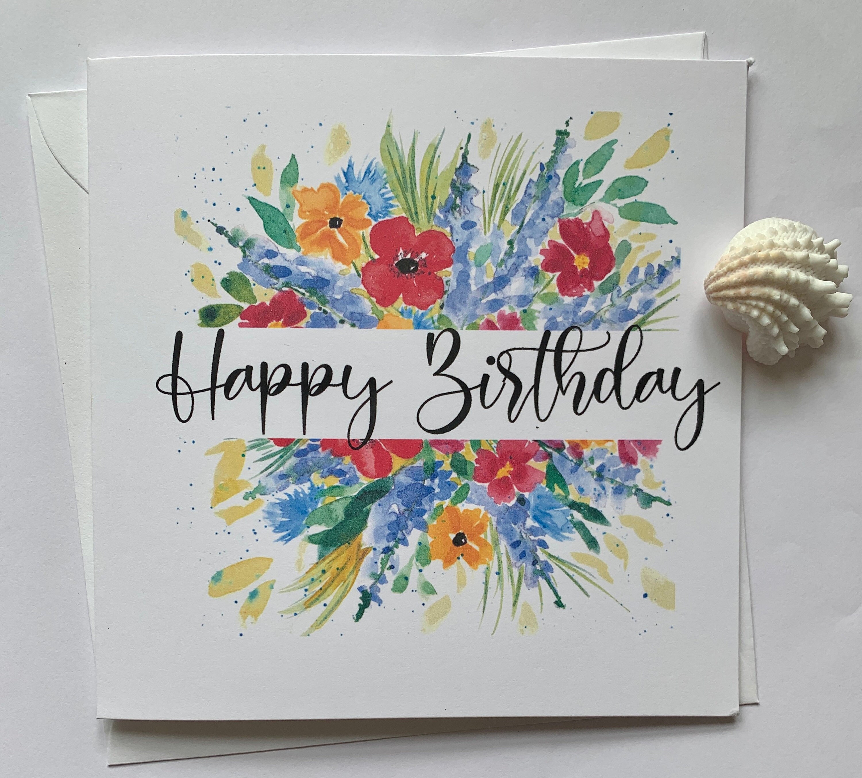 Floral Birthday Card Set: Watercolor Assorted Styles - Etsy