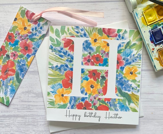 Letter H | Greeting Card