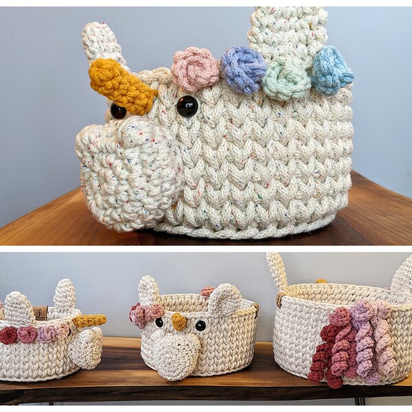 Unicorn Basket - Etsy