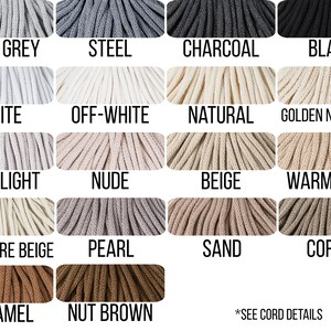 3mm Bobbiny Braided Cotton Cord | 100 meters | 100% Recycled image 4