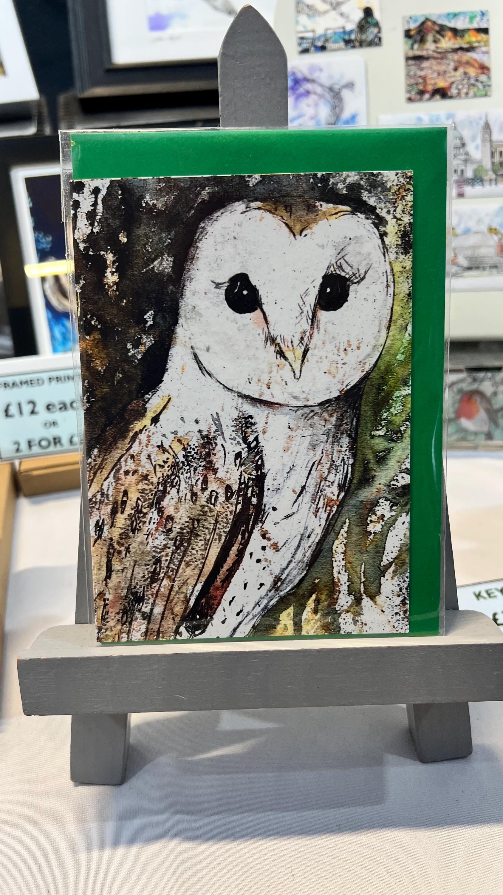 Barn Owl Card