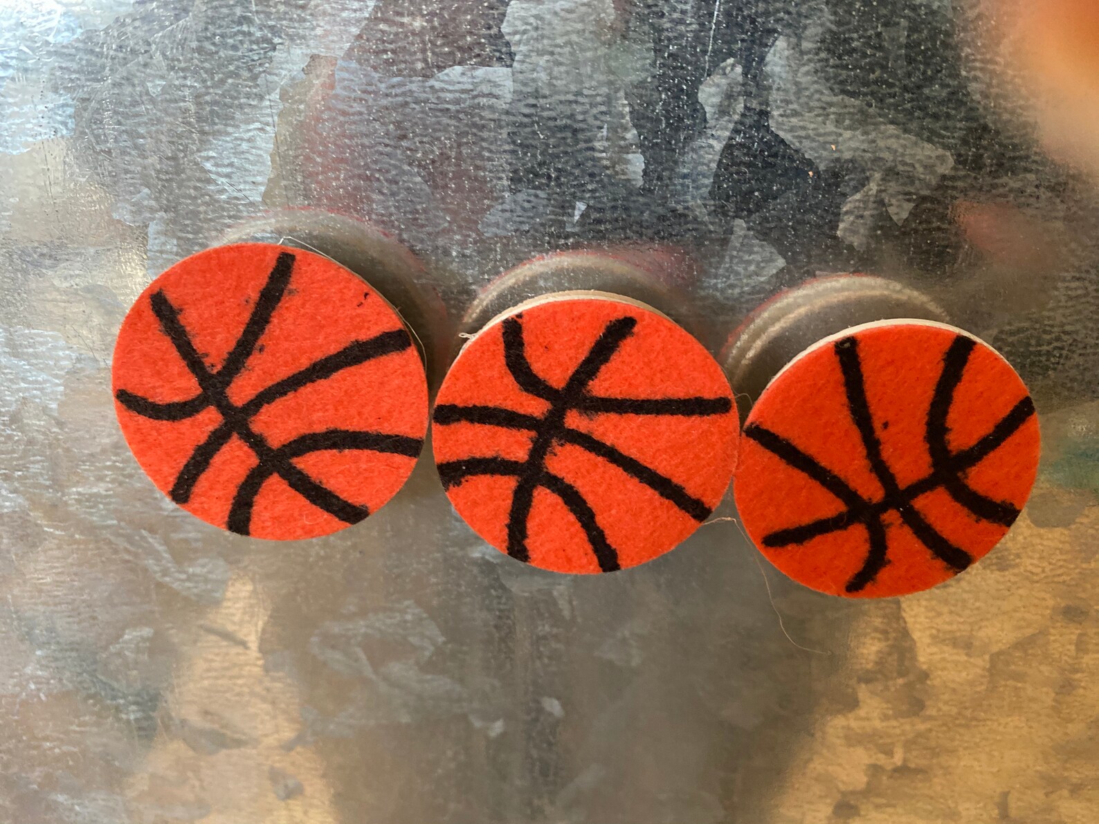 FELT BASKETBALL Set of Three Etsy