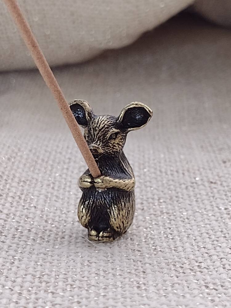 Tiny Zodiac Pig Incense Holder Zodiac Incense Burner Etsy