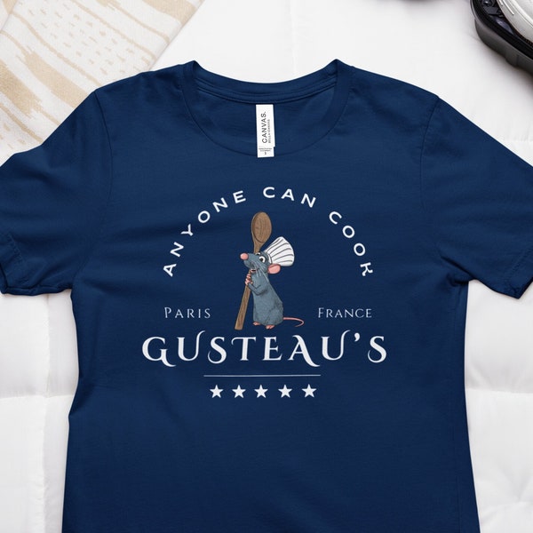 Disney Ratatouille Shirt, Anyone Can Cook, Gusteau's Restaurant Shirt, Little Chef Shirt, Ratatouille Shirt for men Disney Shirt, Chef Shirt