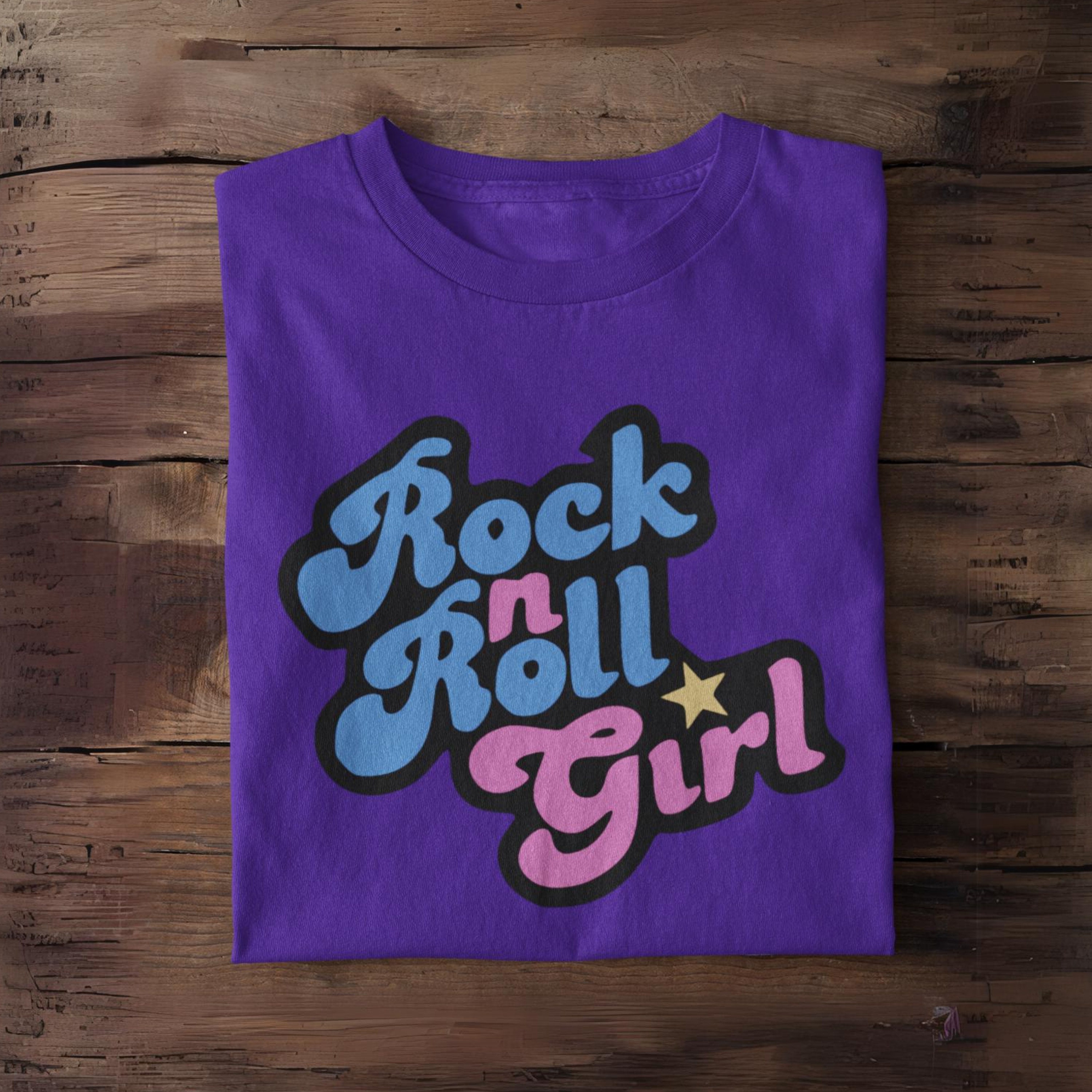 Sweat à Capuche Rock N Roll Girl - Modèle Darla Violet - Pour Petites Filles Stylées