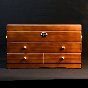 Große Retro Box, Schmuckschatulle, Wildleder Schmuckschatulle, Geschenk für Frauen sie, benutzerdefinierte Schmuckschatulle, Hochzeitsgeschenk, beste Freundin Idee, Freundschaftsgeschenk.