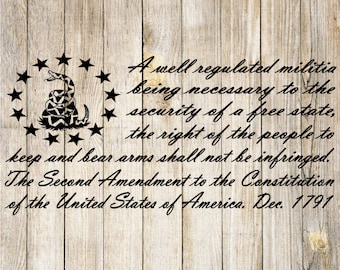2e amendement loop niet op me Amerikaanse vlag SVG cut bestand, JPG, PNG Illustraties