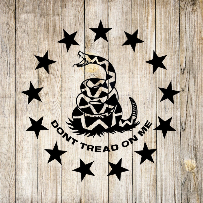 Dont Tread on Me Svg - Etsy
