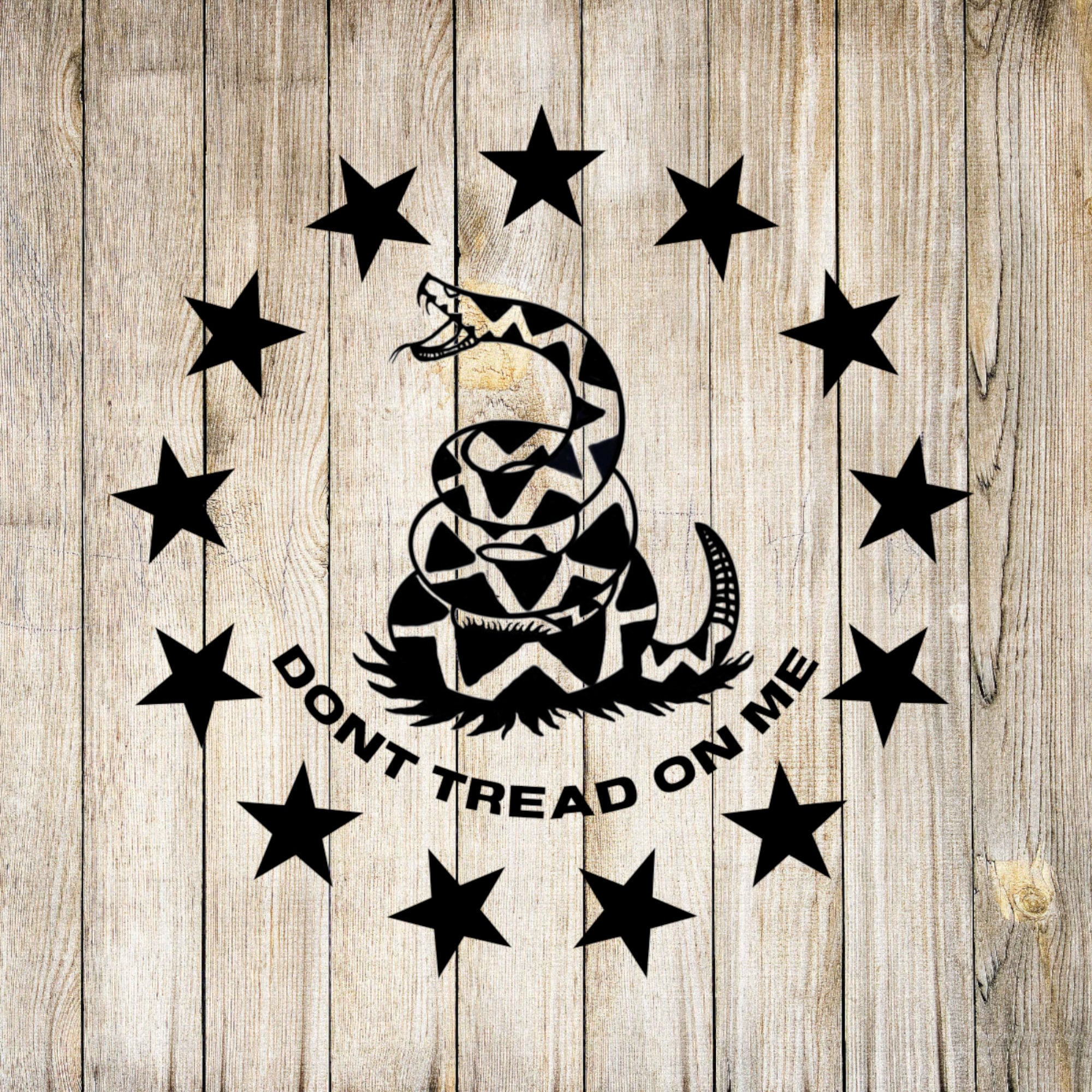 2nd Amendment Don't Tread on Me Stars SVG Cut File JPG Etsy
