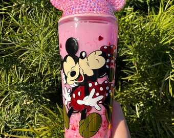 Minnie blinged sneeuwbolbeker, sneeuwbolbeker, koffieverslaafden, Disney-liefhebbers