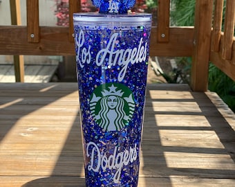 Dodger snow globe tumbler