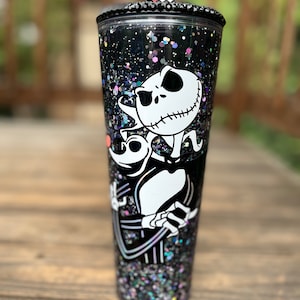 Jack Skellington snow globe tumbler