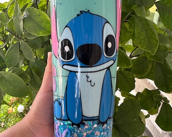 Stitch snow globe tumbler