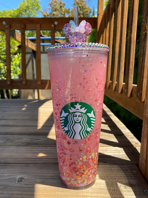 Rose Gold Fruit Snow Globe Tumbler, Starbucks Tumbler, Starbucks Cup, Fruit  Tumbler, Snow Globe Tumbler, Rose Gold - Etsy