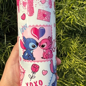 Lilo en stitch Valentijnsbeker