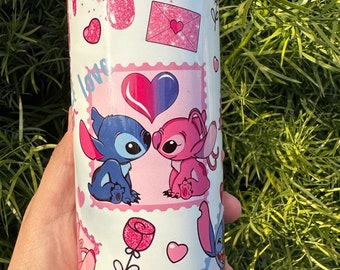 Vaso de San Valentín de Lilo y Stitch