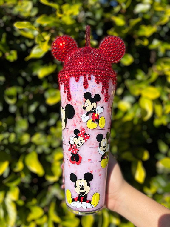 Mickey and Minnie Rhinestone Drip, Mickey Mouse, Minnie