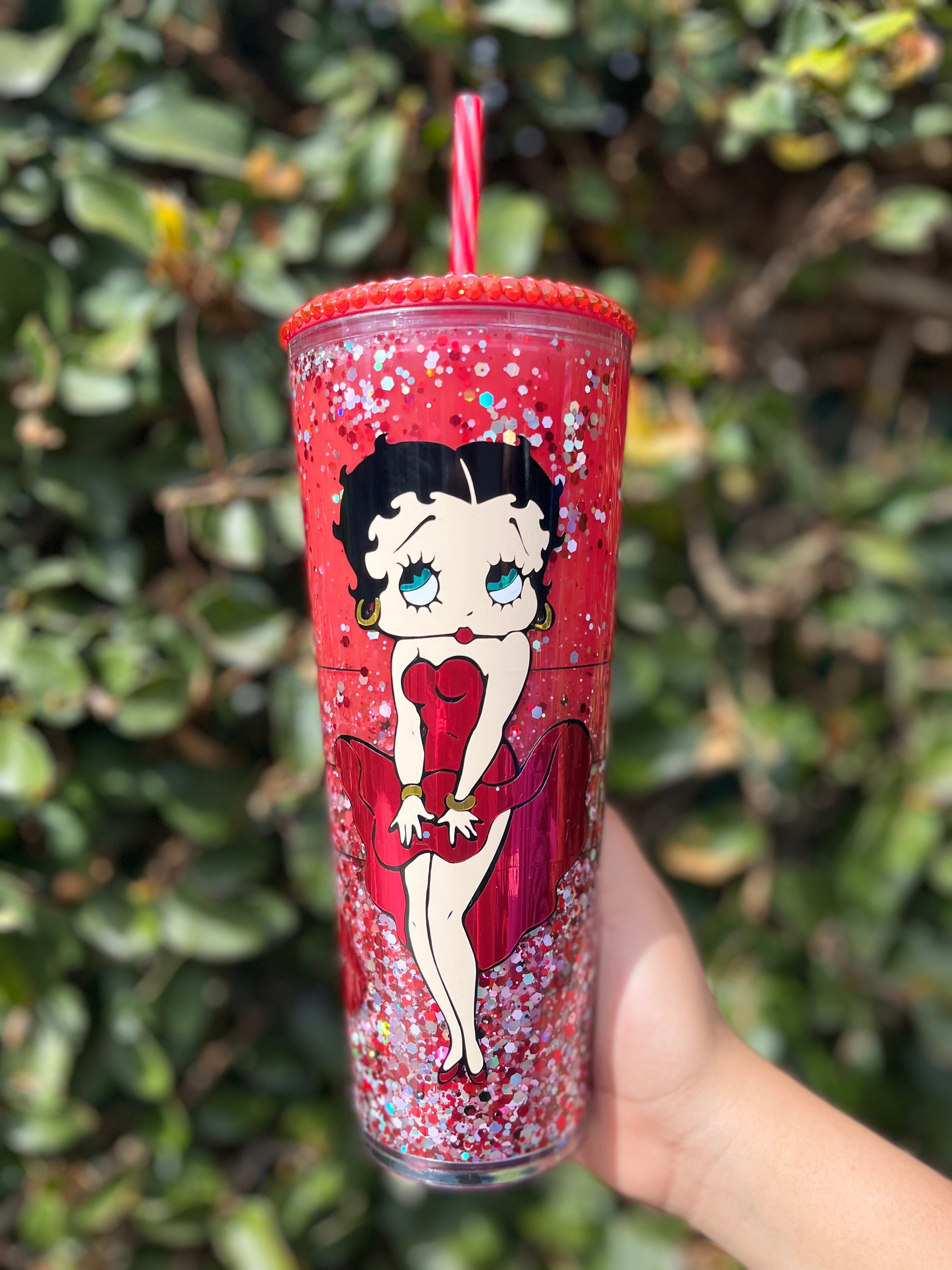 Betty Boop Snow Globe Tumbler, Snow Globe Tumblers, Betty Boop - Etsy