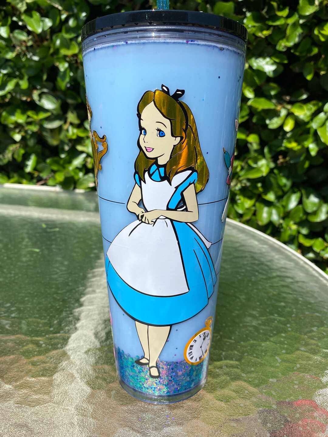 Alice in Wonderland, Snow Globe Tumbler, Disney, Disney Tumblers , Alice in  Wonderland Snow Globe Tumbler - Etsy