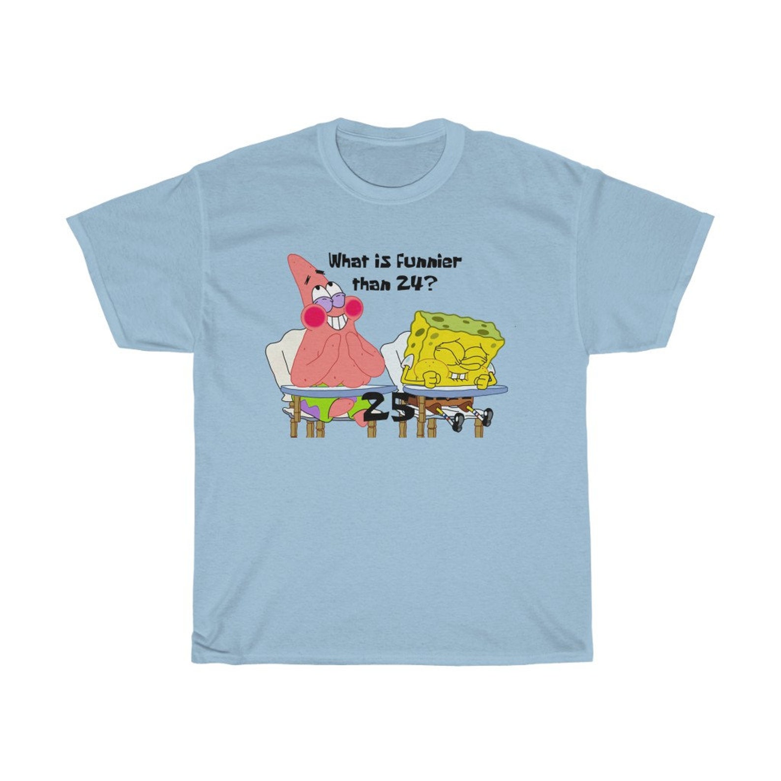 Was ist Funnier als 24 25 TShirt Spongebob Squarepants was Etsy