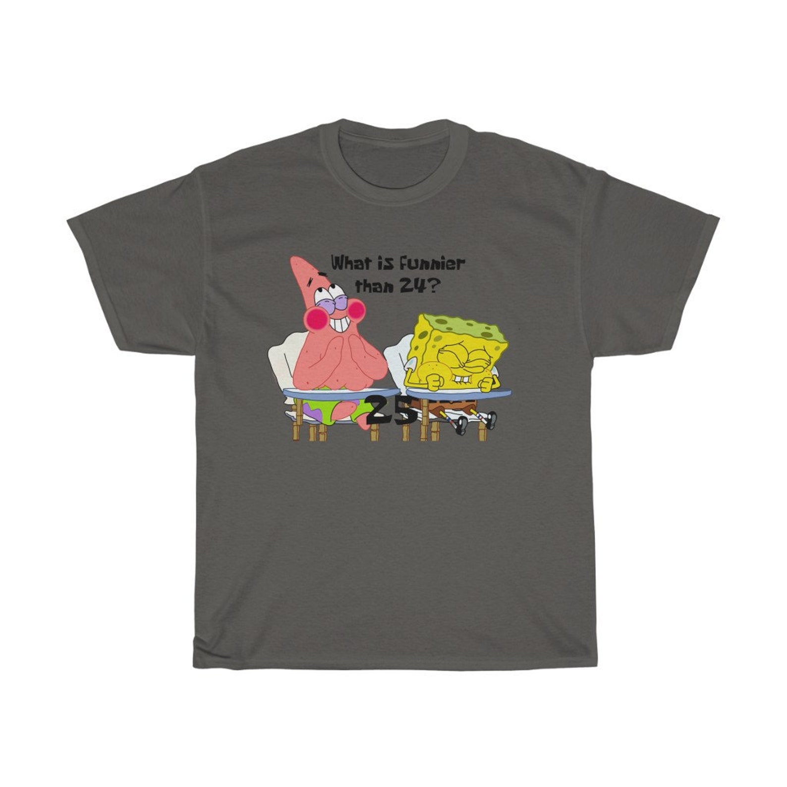 Was ist Funnier als 24 25 TShirt Spongebob Squarepants was Etsy