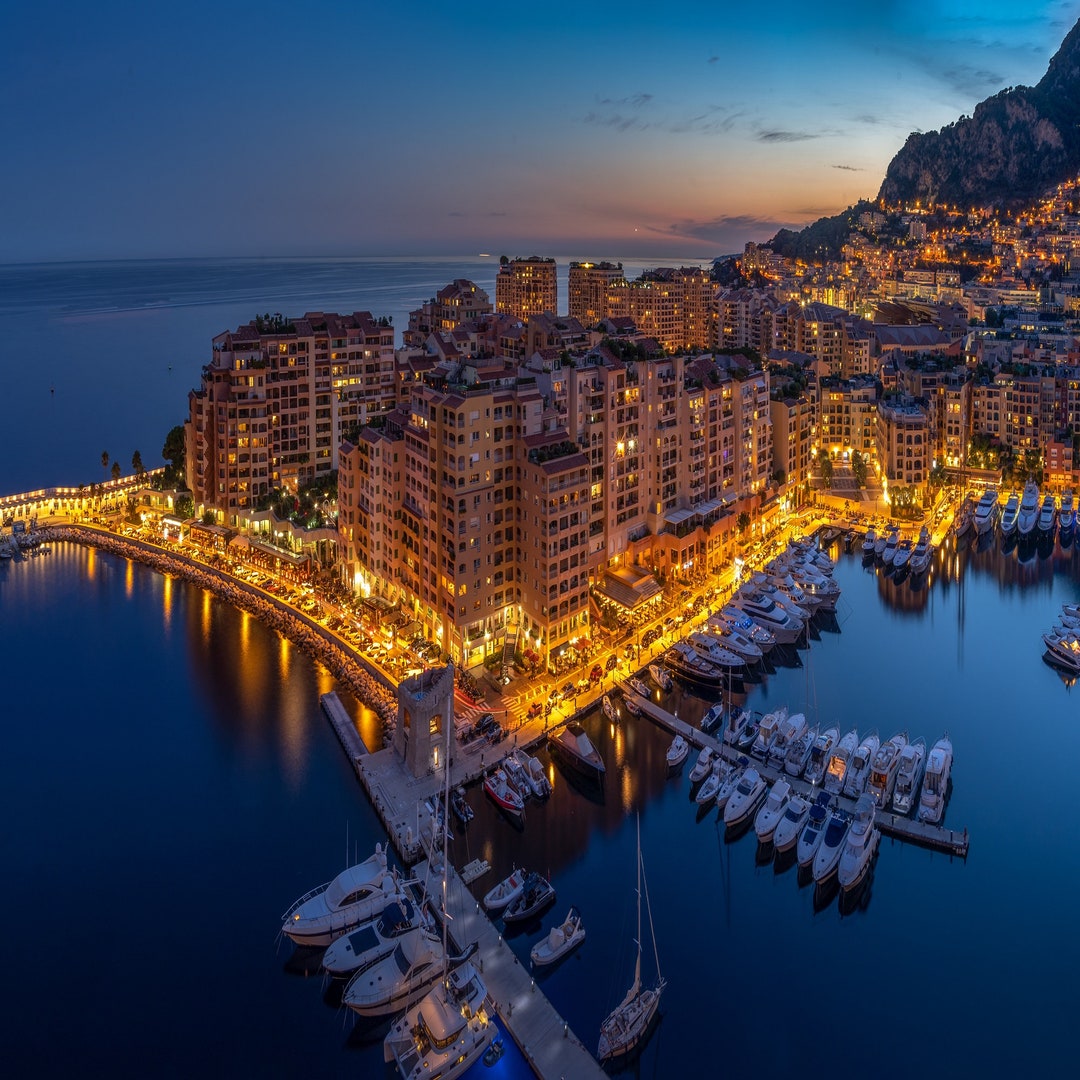 Monaco Cityscape Digital Printable Photo Print - Etsy