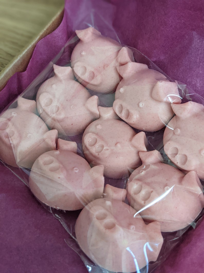 Chocolate Pink Pigs Post Box Chocs Etsy