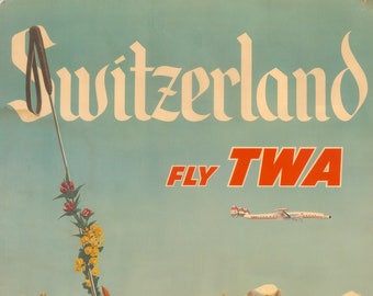 TWA (Trans World Airlines) Poster Print