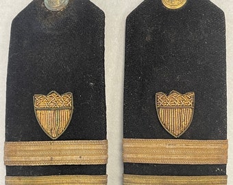 Vintage US Coast Guard Lieutenant Shoulder Boards