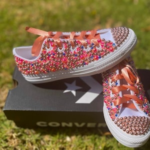 Pearl Converse bling