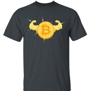 Bitcoin Humor Unleashed: Strong BTC Shirt for Crypto Enthusiasts and Hodlers