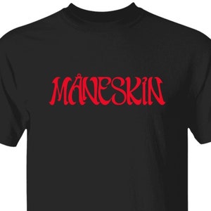 Maneskin T-shirt - Måneskin Band Tee Shirt Unisex - Måneskin Fan Gift